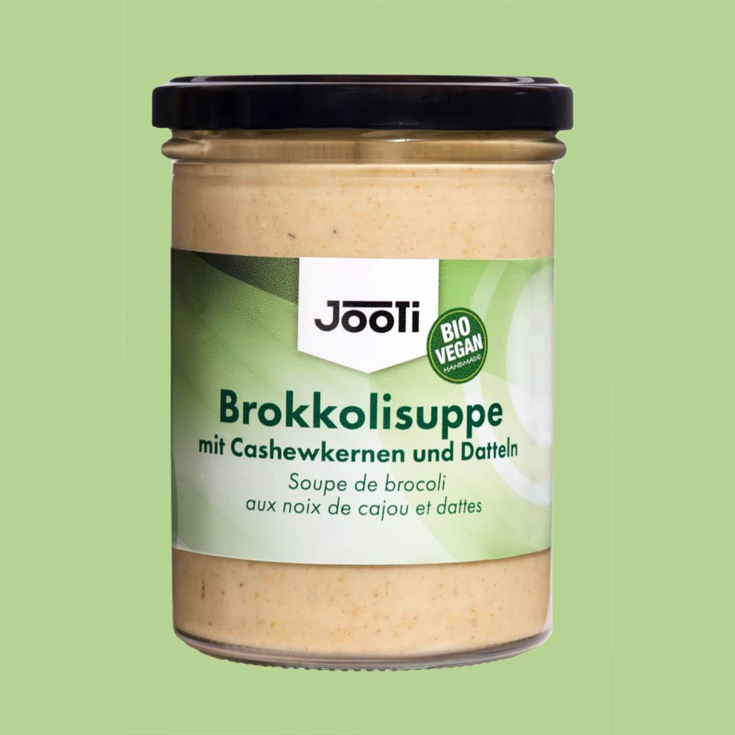 Bio-Brokkolisuppe: Mit Cashewkernen & Datteln verfeinert