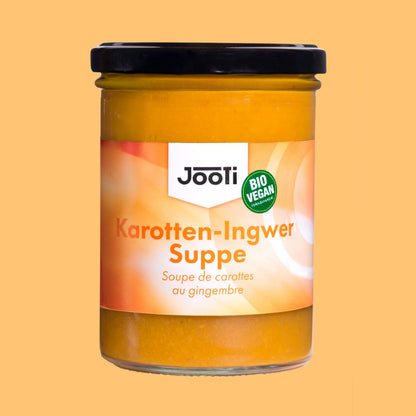 Bio-Karotten-Ingwer-Suppe: Sanft süß & leicht würzig