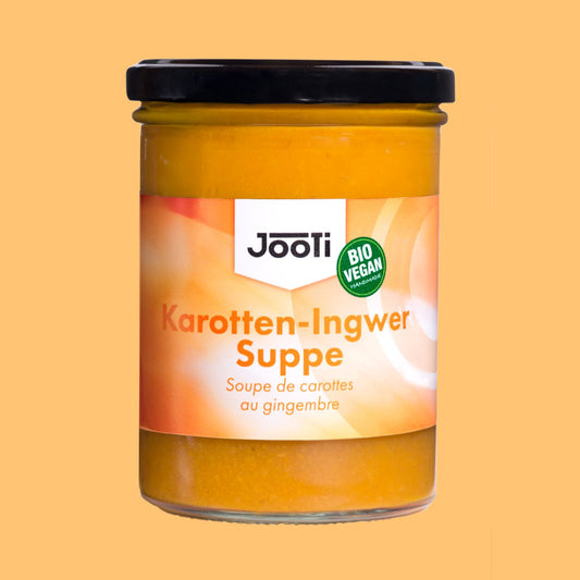 Bio-Karotten-Ingwer-Suppe: Sanft süß & leicht würzig