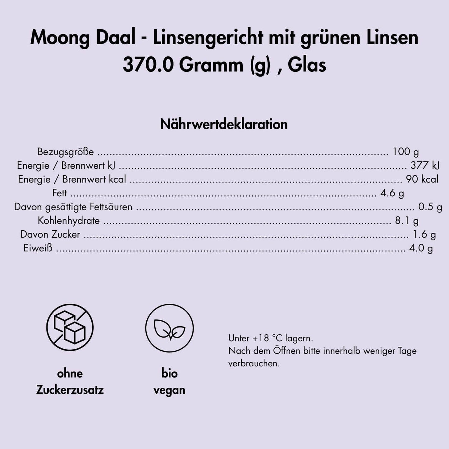 Bio-Moong Daal: Indisches Linsengericht voller Aroma